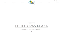 Desktop Screenshot of hoteluranplaza.com